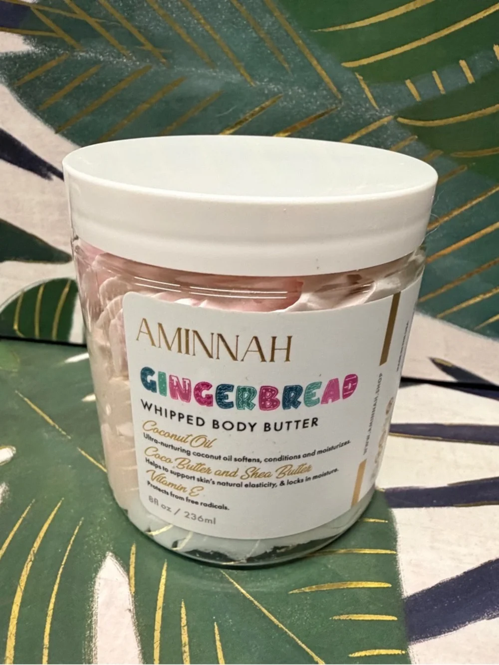 Aminnah Gingerbread Whipped Body Butter NWT